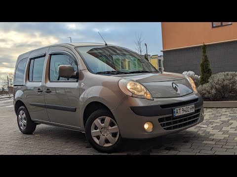 Видео: Renault Kangoo 1.5Dci Оригінальний пасажир 66 KW 2010 рік Максимальна Комплектація!