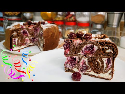 Видео: Торт МАСЛЕННИЦА к 8 марта. Блинный ТОРТ, цыганка готовит.