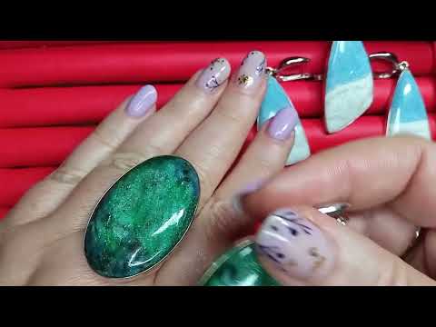 Видео: Каменная лавка( кольца распродажа, наборы в нейзильбере 2 часть)