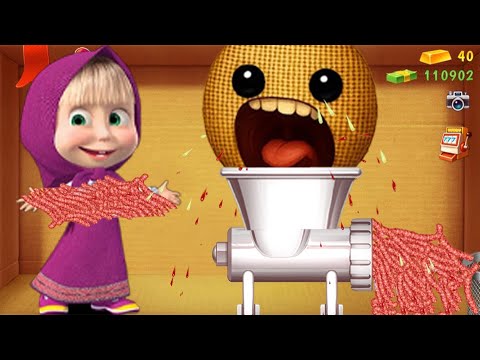 Видео: Маша против Бадди против Жуткой Мясорубки | Kick The Buddy