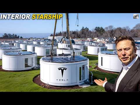 Видео: Как будет выглядеть жизнь в крошечном доме Tesla, похожем на космический корабль! Всё, что вам ну...
