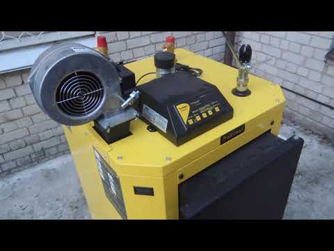 Видео: 17кВт Кронас Уник Нью 6мм сталь копия SAS NWG 9 ведер загрузки дров сутки горит совет Тепло Без Газа