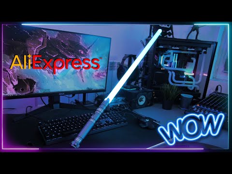 Видео: СВЕТЛИНЕН МЕЧ от ALIEXPRESS? 🌌|  LIGHTSABER UNBOXING & REVIEW
