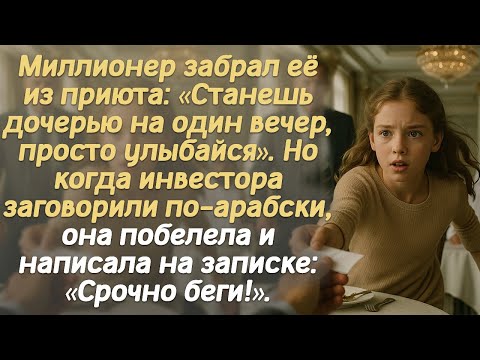 Видео: Миллионер забрал её из приюта: «Станешь дочерью на один вечер, просто улыбайся». Но когда...