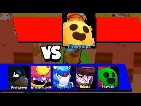 Видео: ИГРАЮ ЗА РОБО-СПАЙКА БОССА ПРОТИВ ПЯТИ! БОЛЬШАЯ ИГРА BRAWL STARS