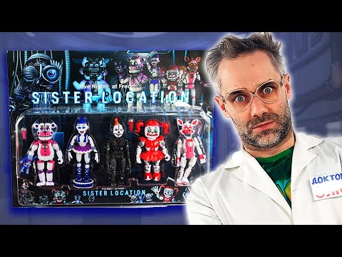 Видео: АНИМАТРОНИКИ ФНАФ SISTER LOCATION! ДОКТОР ЗЛЮ И СВИНОТРОН: НОВЫЕ ФИГУРКИ FNAF - РАСПАКОВКА!