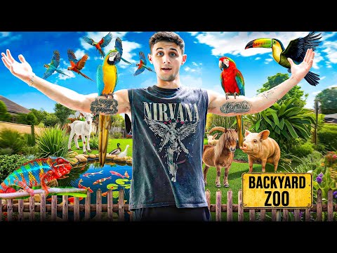 Видео: Частный тур по самому безумному зоопарку на заднем дворе!!