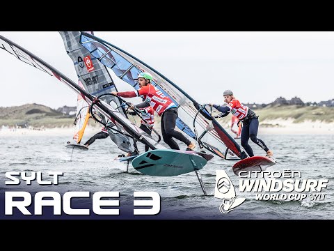 Видео: Слалом на рапирах на выбывание 3 | Кубок мира Citroën по виндсерфингу в Зильте 2025 года