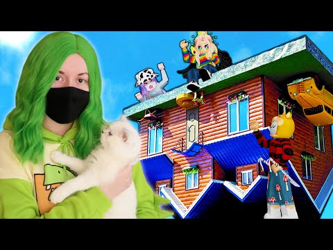Видео: СТРОИМ ДОМ ВВЕРХ ДНОМ В ИКЕЕ! Roblox 3008