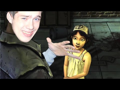 Видео: Работаю телохранителем Клементины в The Walking Dead
