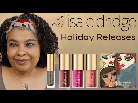 Видео: Новый набор для губ Lisa Eldridge Holiday Lip Gloss Embrace Sequin Lip Gloss – Liquid Lurex Eyesh...