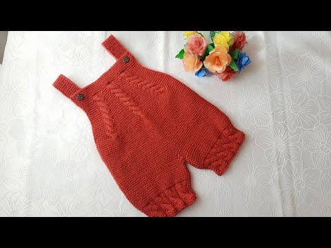 Видео: 3 ķисм. 3-8 ойлик чаķалоклар комбинезони (БОДИ)/Вязание боди/Chaqaloqlar uchun kombinezon to'qish