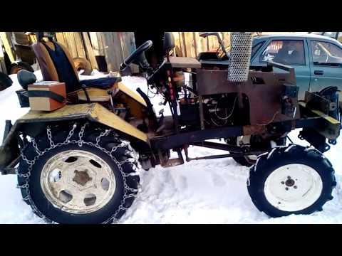 Видео: Самодельный трактор 4x4(старичек)