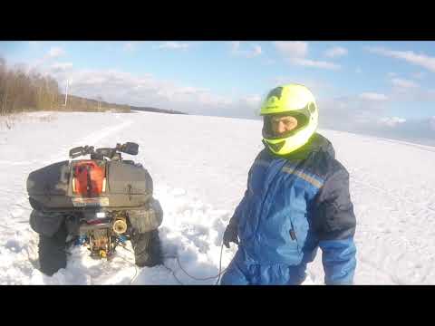 Видео: Зимний выезд или квадроциклы в снегу