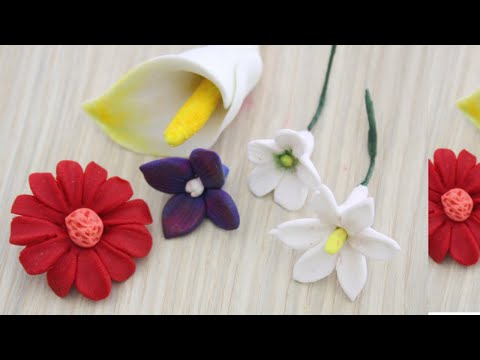 Видео: Цветы из помадки без формочки | Как сделать цветы из помадки без формочки