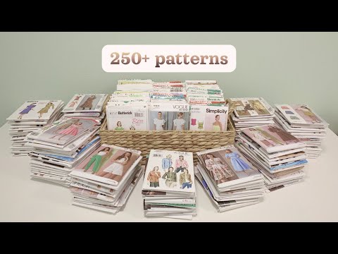 Видео: Moя коллекция выкроек (EN/RU) | My sewing pattern collection