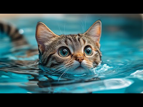 Видео: Успокойте кошку от беспокойства и скуки — избавьтесь от тревоги разлуки с помощью успокаивающей м...