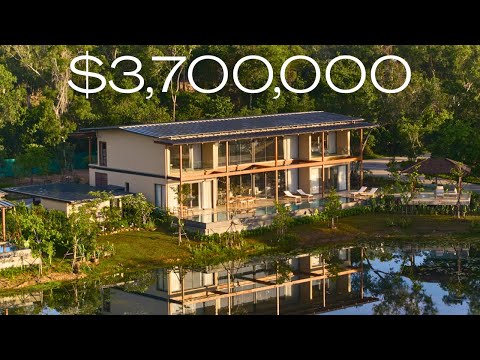 Видео: Экскурсия по вилле на берегу озера стоимостью 3 800 000 долларов с видами, которые меняют предста...