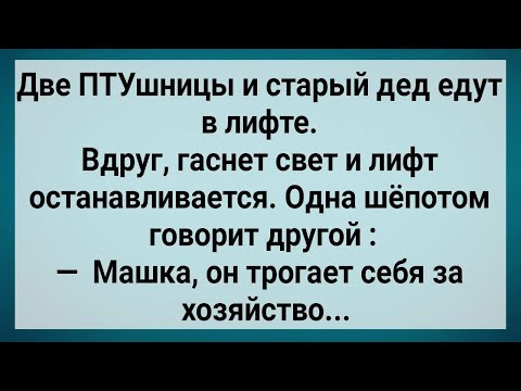 Видео: Как Две ПТУшницы и Старый Дед в Лифте Застряли! Сборник Свежих Анекдотов! Юмор!.