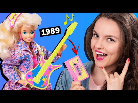 Видео: Что на кассете 1989 года? Светящаяся кукла Barbie and the beat: обзор и распаковка