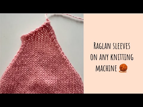 Видео: ✨Скос плеча при регланных убавках 🧶 Raglan Sleeves on any knitting machine 🔥