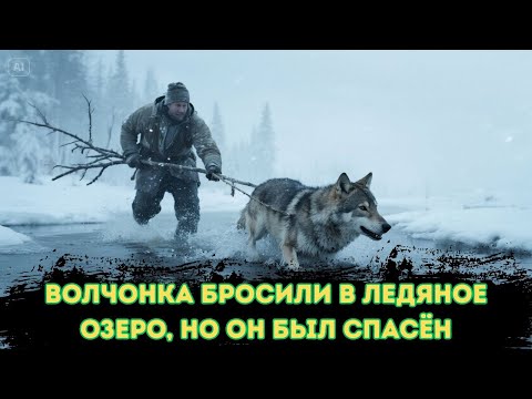 Видео: Волчонка бросили в озеро  То, что произошло дальше, ШОКИРУЕТ всех!