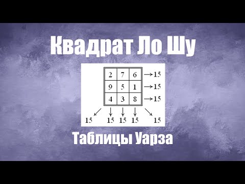 Видео: Магический квадрат Ло Шу. Ноль - не число.