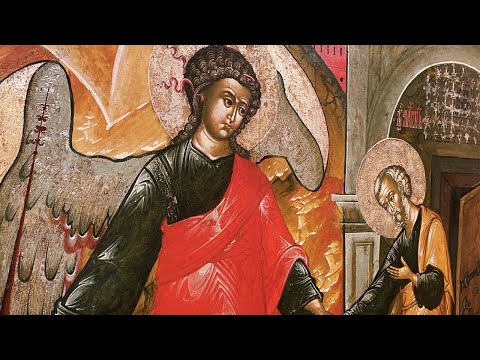 Видео: Икона «Поклонение веригам апостола Петра»