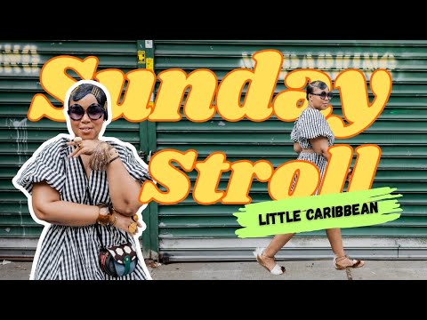 Видео: Little Caribbean, Бруклин, Нью-Йорк | ВОСКРЕСНАЯ ПРОГУЛКА — Давайте прогуляемся!
