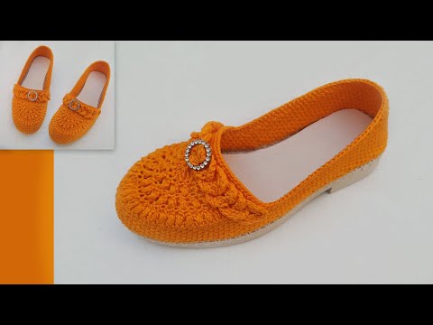 Видео: 💥WONDERFUL⚡МОКАСИНЫ ЖЕНСКИЕ ВЕСНА💥💝 ВЯЖЕМ КРЮЧКОМ 🔥💥 CROCHET SHOES