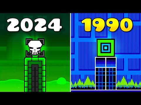 Видео: Geometry Dash СЕЙЧАС vs 30 ЛЕТ НАЗАД