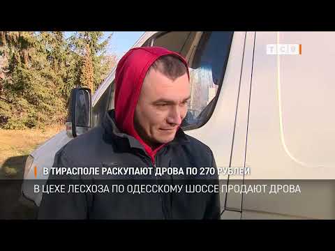Видео: В Тирасполе раскупают дрова по 270 рублей