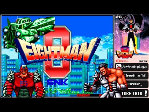 Видео: Eight Man (1991) - #АРКАДНЫЕ АВТОМАТЫ #NEOGEO | エイトマン or 8マン | Ретро игры
