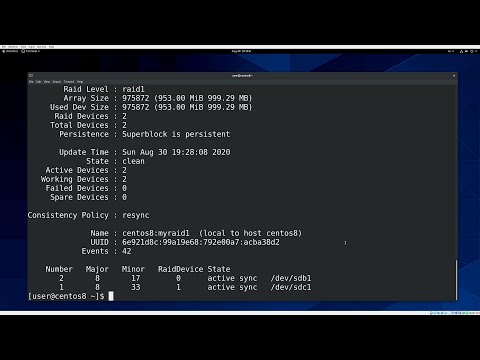 Видео: 26. Программный RAID - MD