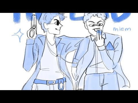 Видео: "Благие знамения" комиксы (2 AU-шки про наших булок^^)