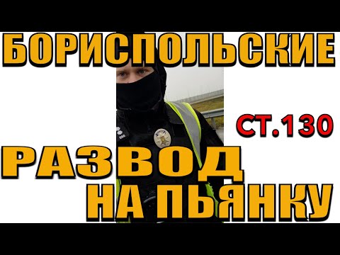 Видео: ПОЛИЦИЯ РАЗВОД НА ПЬЯНКУ. СТАТЬЯ 130я. БОРИСПОЛЬ.
