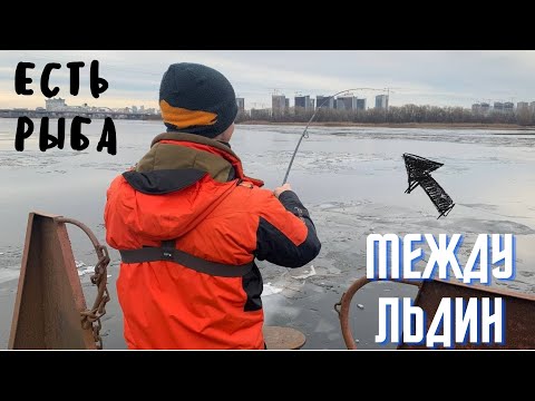 Видео: Судак между льдин на спиннинг в оттепель. Зимний спиннинг на Днепре.