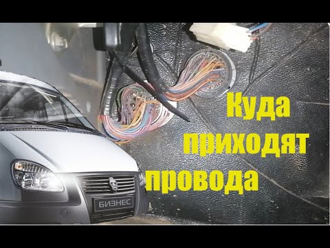 Видео: меСТЬ № 166 - Распиновка круглых фишек  ГАЗель бизнес / как расходится проводка газель бизнес 4216