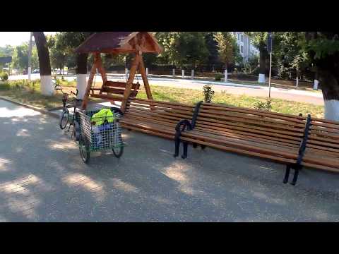 Видео: Каушаны, центр города. Велопоход по Молдове 2018 #3