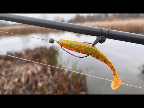 Видео: Де шукати щуку в кінці осені? В корчах, в траві? Рибалка на р.Псел