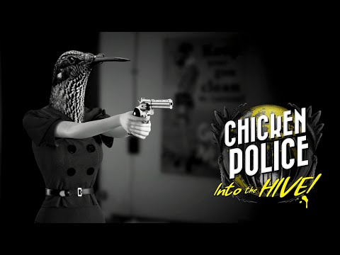 Видео: ПОЛИЦЕЙСКИЙ УЧАСТОК КЛОВИЛЛЯ Прохождение Chicken Police: Into the HIVE! на русском языке #2