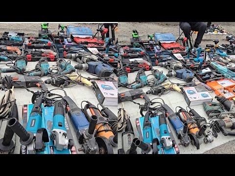 Видео: Барахолкада: Рабочий Болгарка, Дрель, Сварка, Шурпавёр, Компрессор,