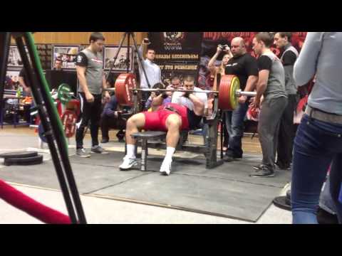 Видео: Жим лежа Рекорд Мира 305кг Владимир Кравцов