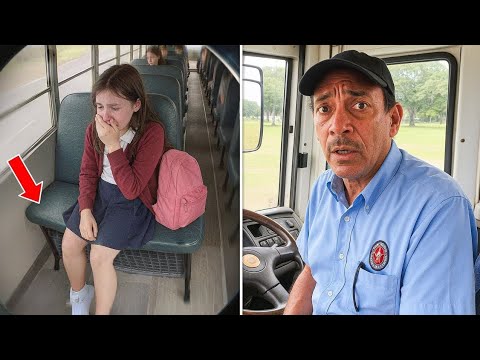 Видео: Водитель автобуса замечает ПЛАЧУЩУЮ девочку каждый день, заглядывает под СИДЕНЬЕ после высадки и AX!