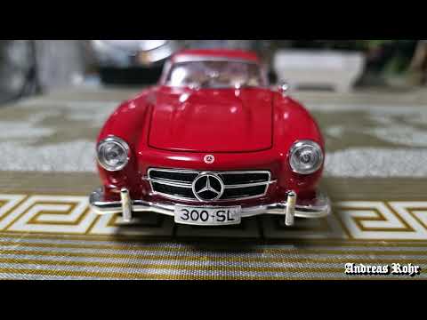 Видео: Mercedes Benz 300 SL. Из моей коллекции. Взгляд с коляски. Влог. Германия. Neu-Ulm. Germany