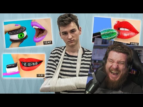 Видео: Попробовал Трум Трум Лайфхаки | РЕАКЦИЯ на Брайна Мапса