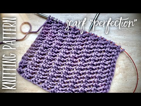 Видео: ОШЕЛОМИТЕЛЬНЫЙ ШАРФ СПИЦАМИ💥 «PERFECTION»💥 ПРОСТО: ВЯЖЕМ ДВУСТОРОННИМ УЗОРОМ!