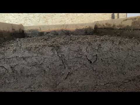 Видео: Выборка биогумуса из бурта. Разведение красного калифорнийского червя и производство биогумуса.