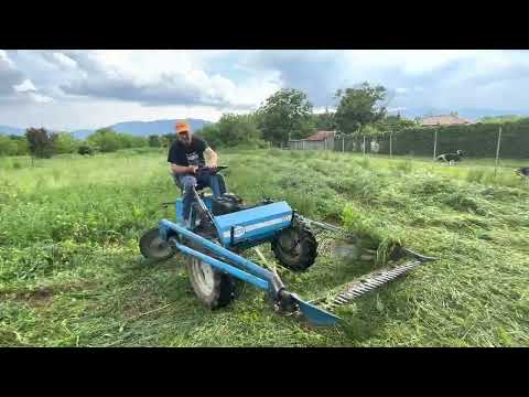 Видео: Первый укос люцерны в 2023 году с помощью BCS 303