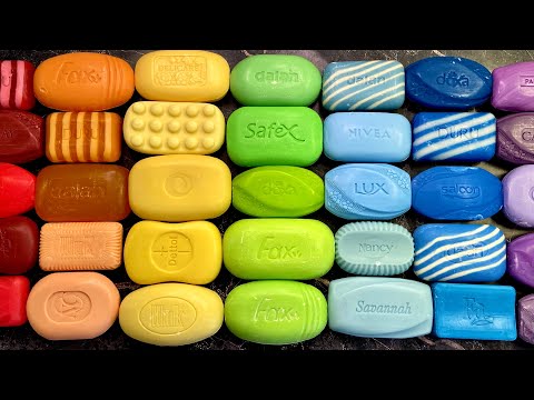 Видео: 40 минут сухой резки, ломания пластинок и жмяков 🌈🤤🌈 40 minutes of carving dry soap